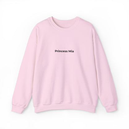 PRINCESS MIA embroidered crewneck sweatshirt featuring premium embroidery and a cozy unisex fit for everyday wear.